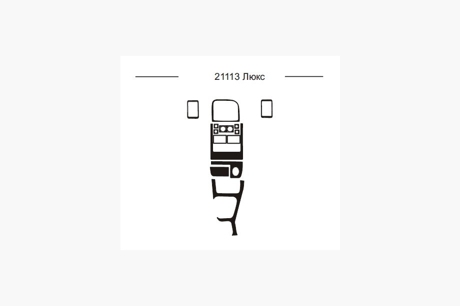 VAZ 2110-21115 1995–2015 Kryty palubnej dosky (21113) Image