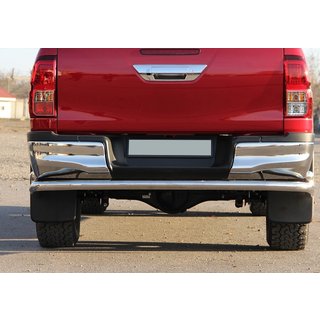 Zadný ochranný oblúk AK005-2 (nerez) Toyota Hilux 2015– fotografia 2