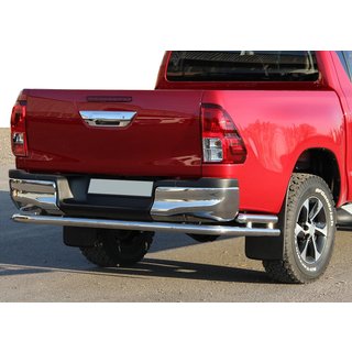 Zadný ochranný oblúk AK005-2 (nerez) Toyota Hilux 2015– fotografia 1