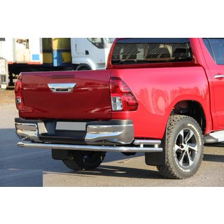 Zadný ochranný oblúk AK005-2 (nerez) Toyota Hilux 2015– fotografia 3