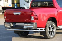 Toyota Hilux 2015– Zadný ochranný oblúk AK005-2 (nerez) fotografia 3
