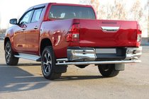 Toyota Hilux 2015– Zadný ochranný oblúk AK005-2 (nerez) fotografia 4