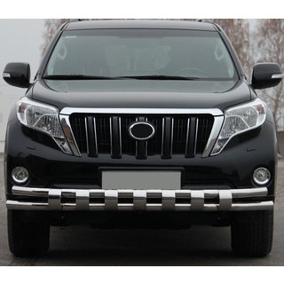 Predný ochranný rám ST016-2 (nerez) Toyota Land Cruiser Prado 150 2009–2023 fotografia 1