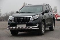 Toyota Land Cruiser Prado 150 2009–2023 Predný ochranný rám ST016-2 (nerez) fotografia 2