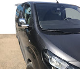 Opel Vivaro 2019– Chrómové kryty spätných zrkadiel (2 ks, plastové) Čierny chróm fotografia 1
