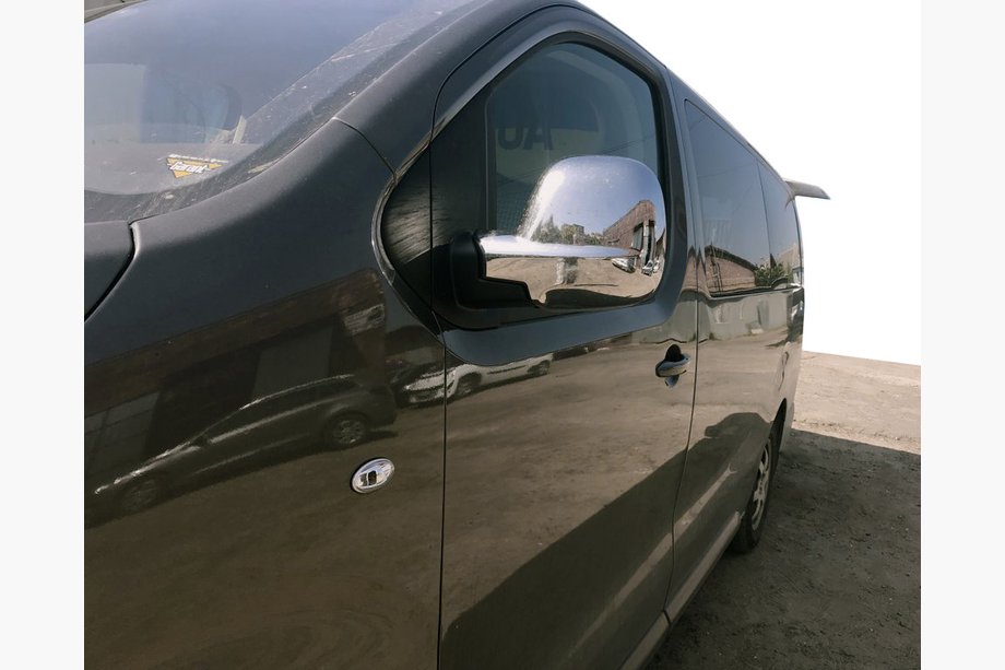 Citroen Jumpy/Dispatch 2017– Chrómové kryty spätných zrkadiel (2 ks, plastové) Image
