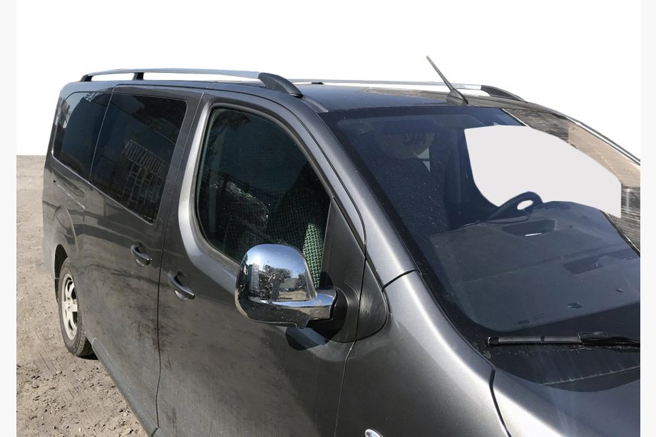 Toyota Proace 2016– Chrómové strešné lyžiny Dlhý rázvor, plastová pätka Fotografia 3