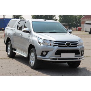 Predný ochranný rám ST018 (nerez) Toyota Hilux 2015– fotografia 2