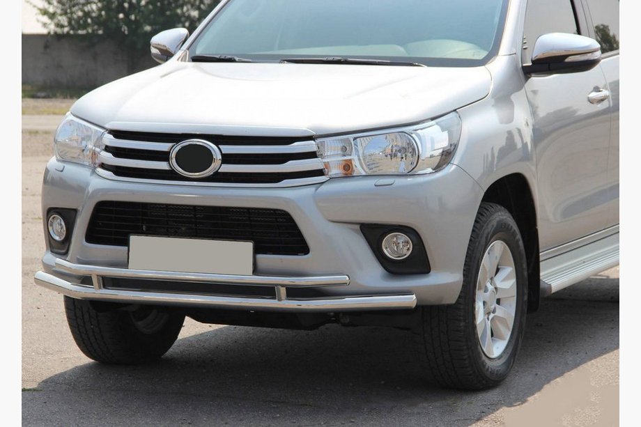 Toyota Hilux 2015– Predný ochranný rám ST018 (nerez) Image