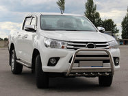 Toyota Hilux 2015– Predný ochranný rám WT010 (nerez) fotografia 1