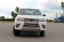 Toyota Hilux 2015– Predný ochranný rám WT010 (nerez) fotografia 3