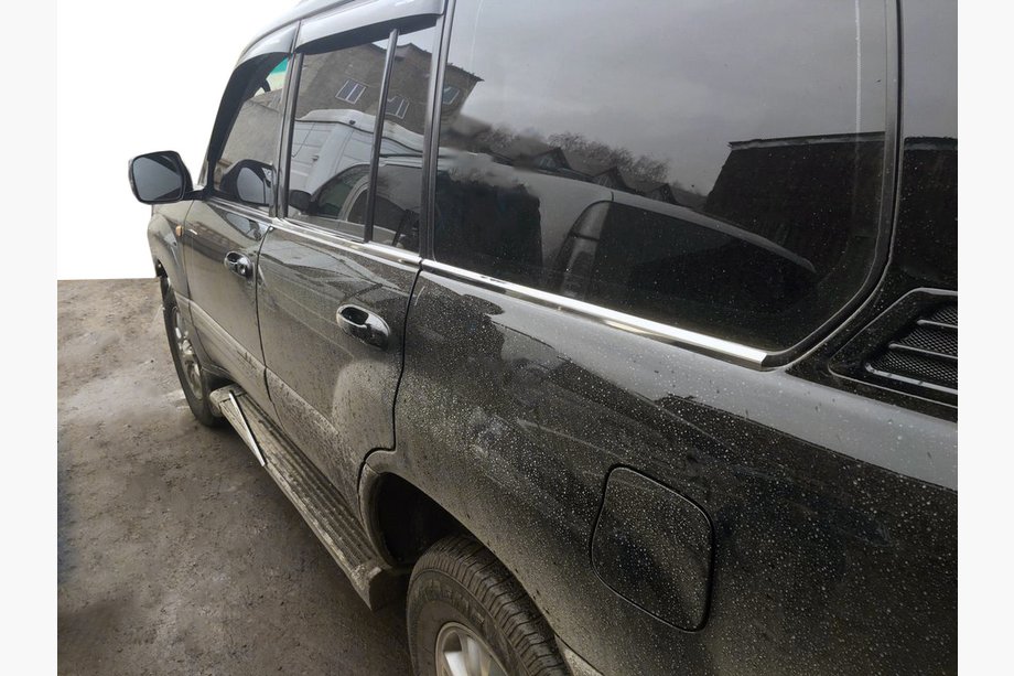 Lexus LX470 1998–2007 Lišty okien (6 ks, nerez) Image