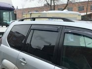 Toyota Land Cruiser Prado 120 2002–2009 Čierne turecké strešné lyžiny Plastové pätky fotografia 6