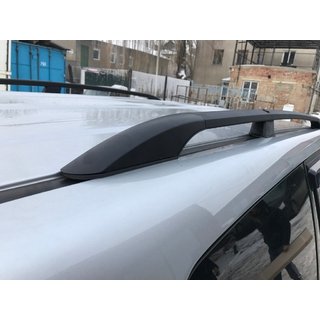 Čierne turecké strešné lyžiny Toyota Land Cruiser Prado 120 2002–2009 fotografia 2