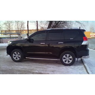 Chrómové kryty kľučiek dverí (4 ks, nerez) Toyota Land Cruiser Prado 150 2009–2023 fotografia 4