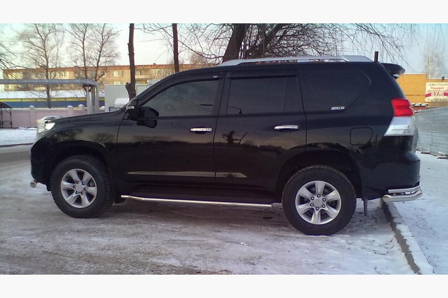 Toyota Land Cruiser Prado 150 2009–2023 Chrómové kryty kľučiek dverí (4 ks, nerez) Fotografia 4