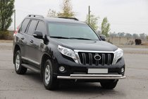 Toyota Land Cruiser Prado 150 2009–2023 Predný ochranný rám ST014 (nerez) 60/60 mm fotografia 4