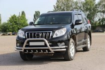 Toyota Land Cruiser Prado 150 2009–2023 Ochranný rám WT003-2-Plus (nerez) fotografia 2