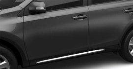Toyota Rav 4 2013–2018 Chrómová lišta dverí (sada, PZ49U-X0491-ZB) fotografia 1