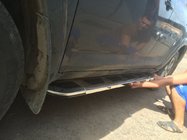 Chery Tiggo 1 2005–2016 Bočné nášľapy Vison (2 ks, hliník ↗ nerez) fotografia 3