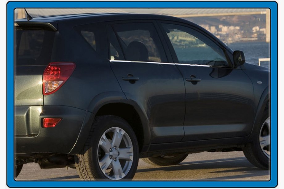 Toyota Rav 4 2006–2013 Vonkajšie nerezové lišty okien (4 ks) Fotografia 5