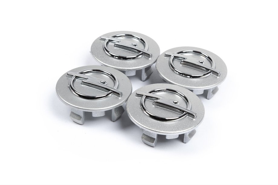 Opel Stredové krytky diskov 64/61 mm sivé (4 ks) Image