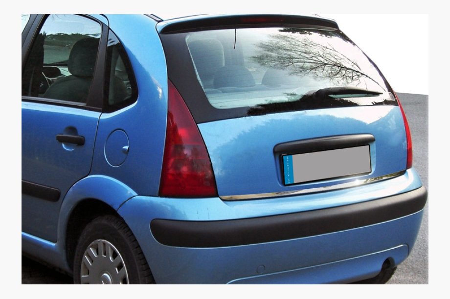 Citroen C-3 2002–2009 Lišta spodnej hrany kufra (nerez) Image