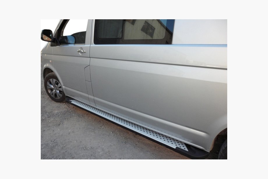 Volkswagen T5 2010–2015 Bočné nášľapy typu X5 (2 ks, hliník) Image