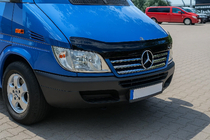Mercedes Sprinter W901/902/903/904/905 1995–2006 Nerezové lišty na lem mriežky chladiča (2002-2006, 5 dielov) Carmos - turecká oceľ fotografia 1
