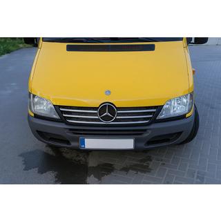Nerezové lišty na lem mriežky chladiča (2002-2006, 5 dielov) Mercedes Sprinter W901/902/903/904/905 1995–2006 fotografia 3