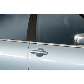 Vonkajšie okenné lišty (4 ks, nerez) Mitsubishi Lancer 9 2004–2008 fotografia 3
