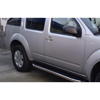 Nerezové kryty kľučiek dverí (2 ks) Nissan Pathfinder R51 2005–2014 fotografia 4