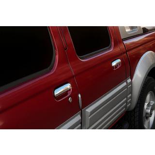 Chrómové kryty kľučiek (4 ks, nerez) Nissan NP300 1999–2015 fotografia 1