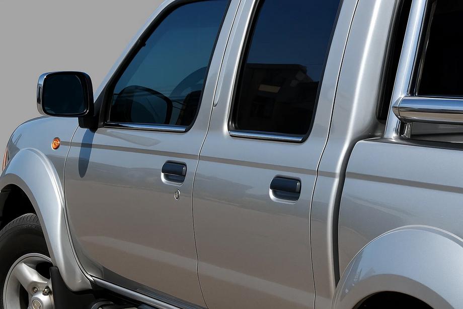 Nissan NP300 1999–2015 Vonkajšie okenné lišty (4 ks, nerez) Carmos - turecká oceľ Image