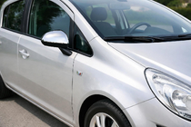 Opel Corsa D 2007–2014 Nerezové kryty spätných zrkadiel (2 ks) fotografia 1