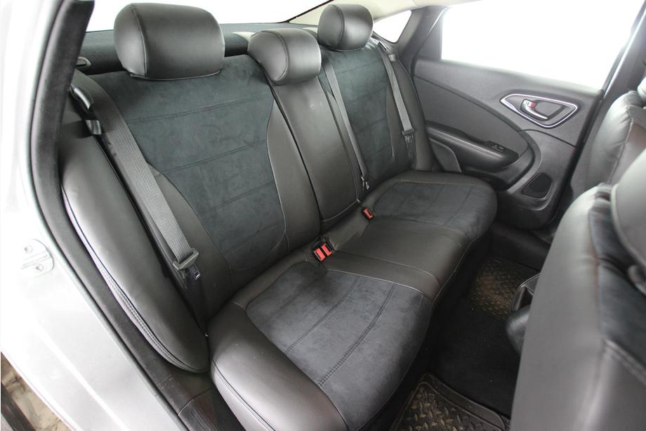 Chrysler 200 II 2014–2017 Autopoťahy eko koža+textília+Alcantara Antara A001 (kompletný set do celého interiéru) Fotografia 4
