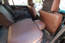 Toyota Land Cruiser Prado 120 2002–2009 Autopoťahy ekokoža + tkanina + Alcantara Antara A088 (kompletný interiér) fotografia 20