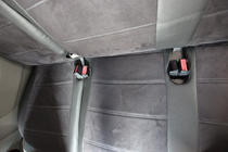 Renault Logan I 2005–2008 Autopoťahy eko koža+textília+Alcantara Antara A001 (kompletný set do celého interiéru) fotografia 9