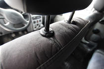 Renault Logan I 2005–2008 Autopoťahy eko koža+textília+Alcantara Antara A001 (kompletný set do celého interiéru) fotografia 11