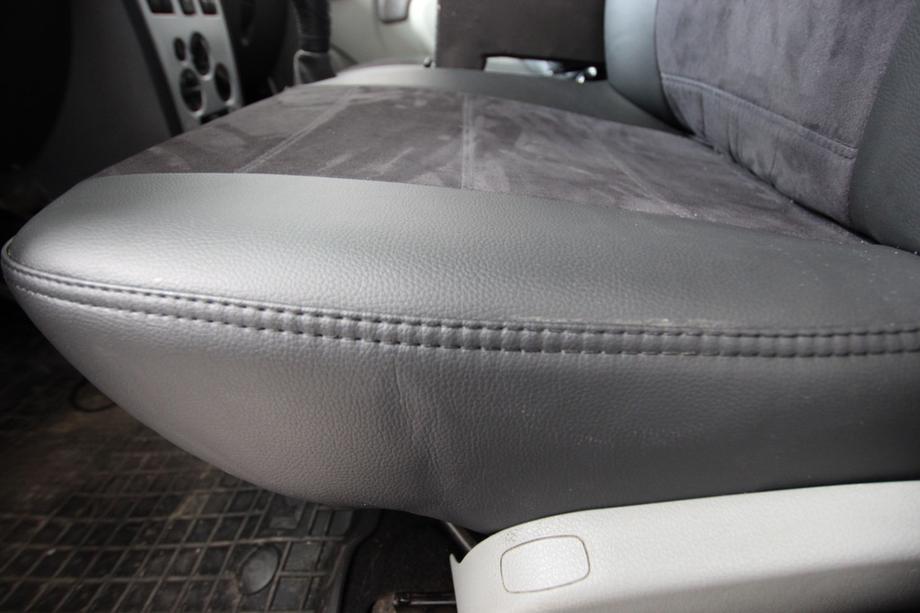 Dacia Logan I 2005–2008 Autopoťahy eko koža+textília+Alcantara Antara A001 (kompletný set do celého interiéru) Fotografia 6