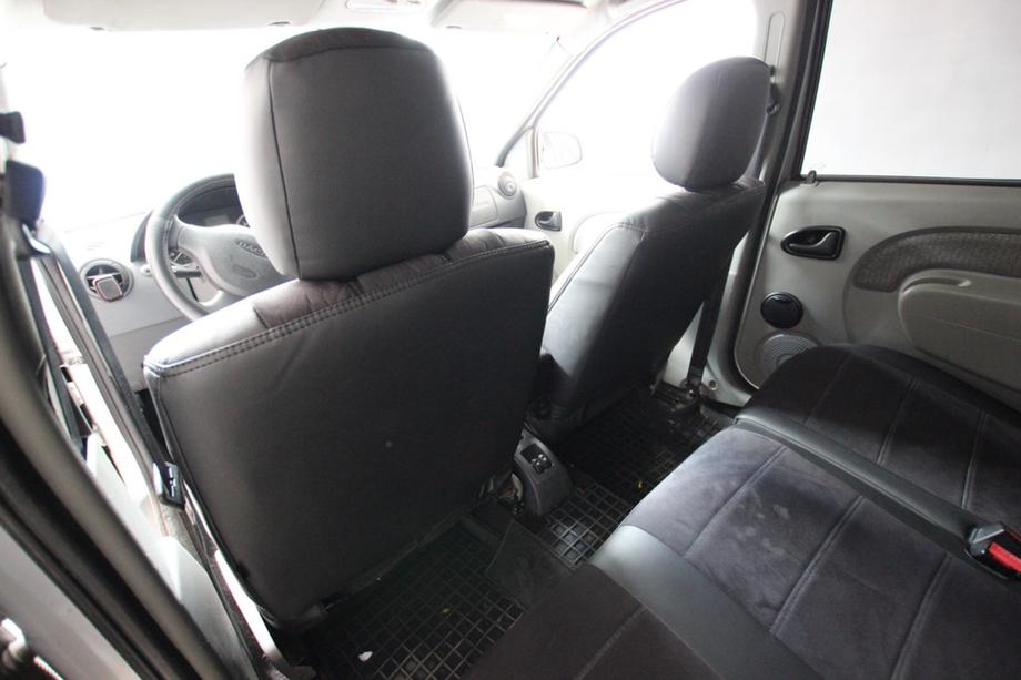 Dacia Logan I 2005–2008 Autopoťahy eko koža+textília+Alcantara Antara A001 (kompletný set do celého interiéru) Fotografia 10
