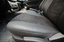 Volkswagen Passat B5 1997–2005 Autopoťahy eko koža+textília+Alcantara Antara A001 (kompletný set do celého interiéru) fotografia 2
