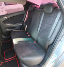 Hyundai Accent 2011–2017 Autopoťahy eko koža+textília+Alcantara Antara A001 (kompletný set do celého interiéru) fotografia 6