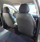 Hyundai Accent 2011–2017 Autopoťahy eko koža+textília+Alcantara Antara A001 (kompletný set do celého interiéru) fotografia 7