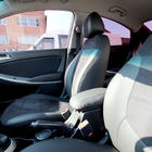 Hyundai Accent 2011–2017 Autopoťahy eko koža+textília+Alcantara Antara A001 (kompletný set do celého interiéru) fotografia 9