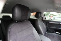 Volkswagen Passat B7 2012–2015 Autopoťahy eko koža+textília+Alcantara Antara A001 (kompletný set do celého interiéru) fotografia 10
