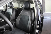 Audi A4 B8 2007–2015 Autopoťahy eko koža+textília+Alcantara Antara A001 (kompletný set do celého interiéru) fotografia 6