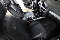Audi A4 B8 2007–2015 Autopoťahy eko koža+textília+Alcantara Antara A001 (kompletný set do celého interiéru) fotografia 8