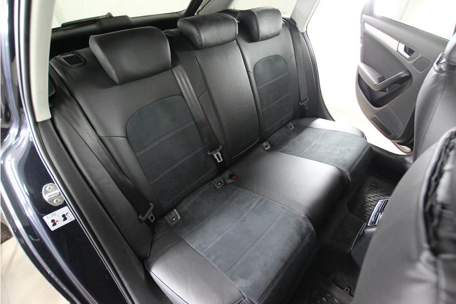 Audi A4 B8 2007–2015 Autopoťahy eko koža+textília+Alcantara Antara A001 (kompletný set do celého interiéru) Image