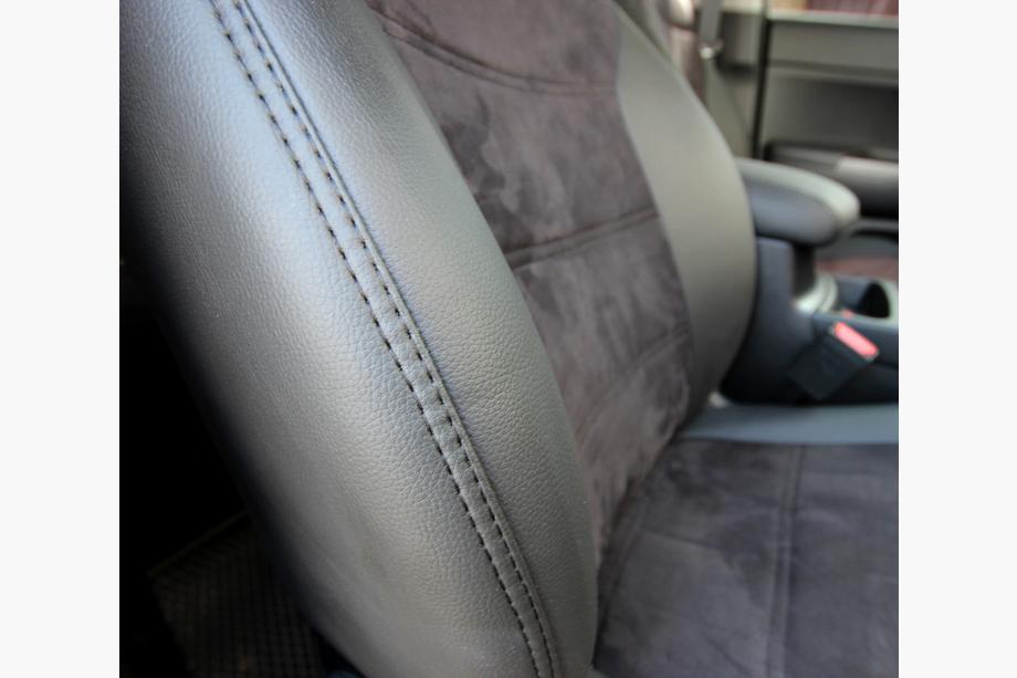 Kia Sportage 2015–2021 Autopoťahy eko koža+textília+Alcantara Antara A001 (kompletný set do celého interiéru) Fotografia 19